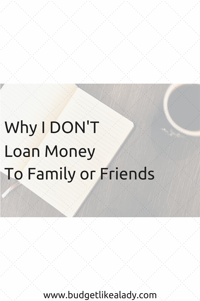 Don't Loan Money
