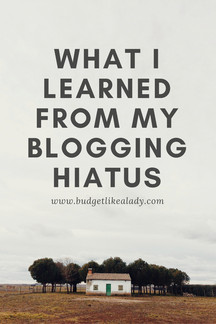 blogging Hiatus