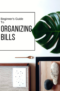 Organizing Bills