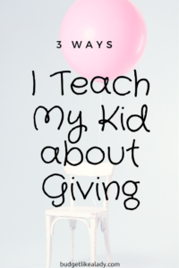 Kids and Giving