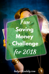Fun Saving Money Challege for 2018