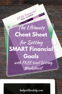 The Ultimate Cheat Sheet for Setting SMART Financial Goals