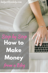 Step by Step How to Make Money from a Blog