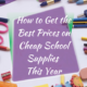 How to Find Cheap School Supplies Online