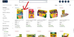 Walmart Savings Spotter Crayola Results