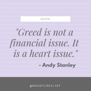 Quote Greed